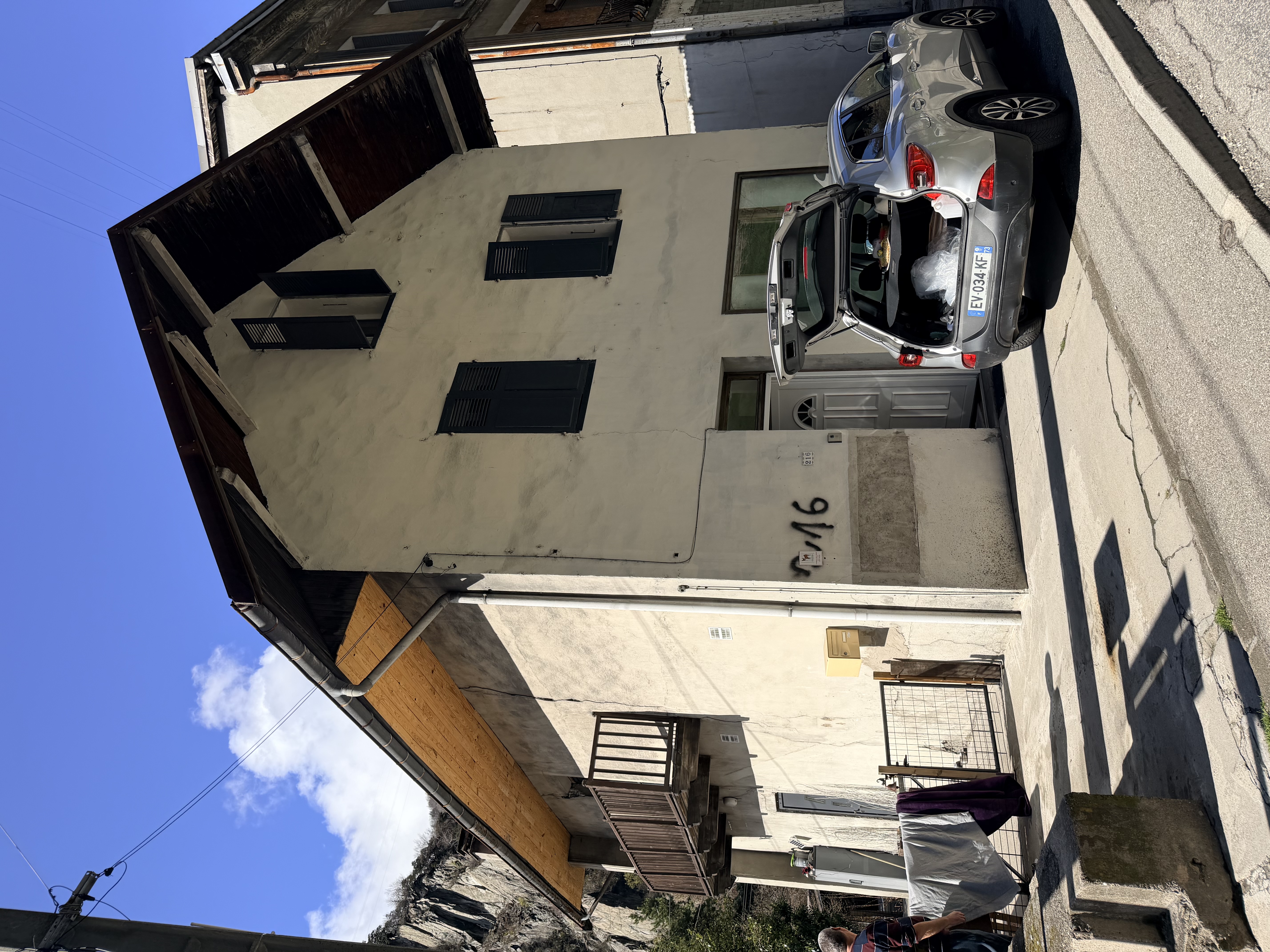 Avant les travaux à La Léchère, près de Moûtiers