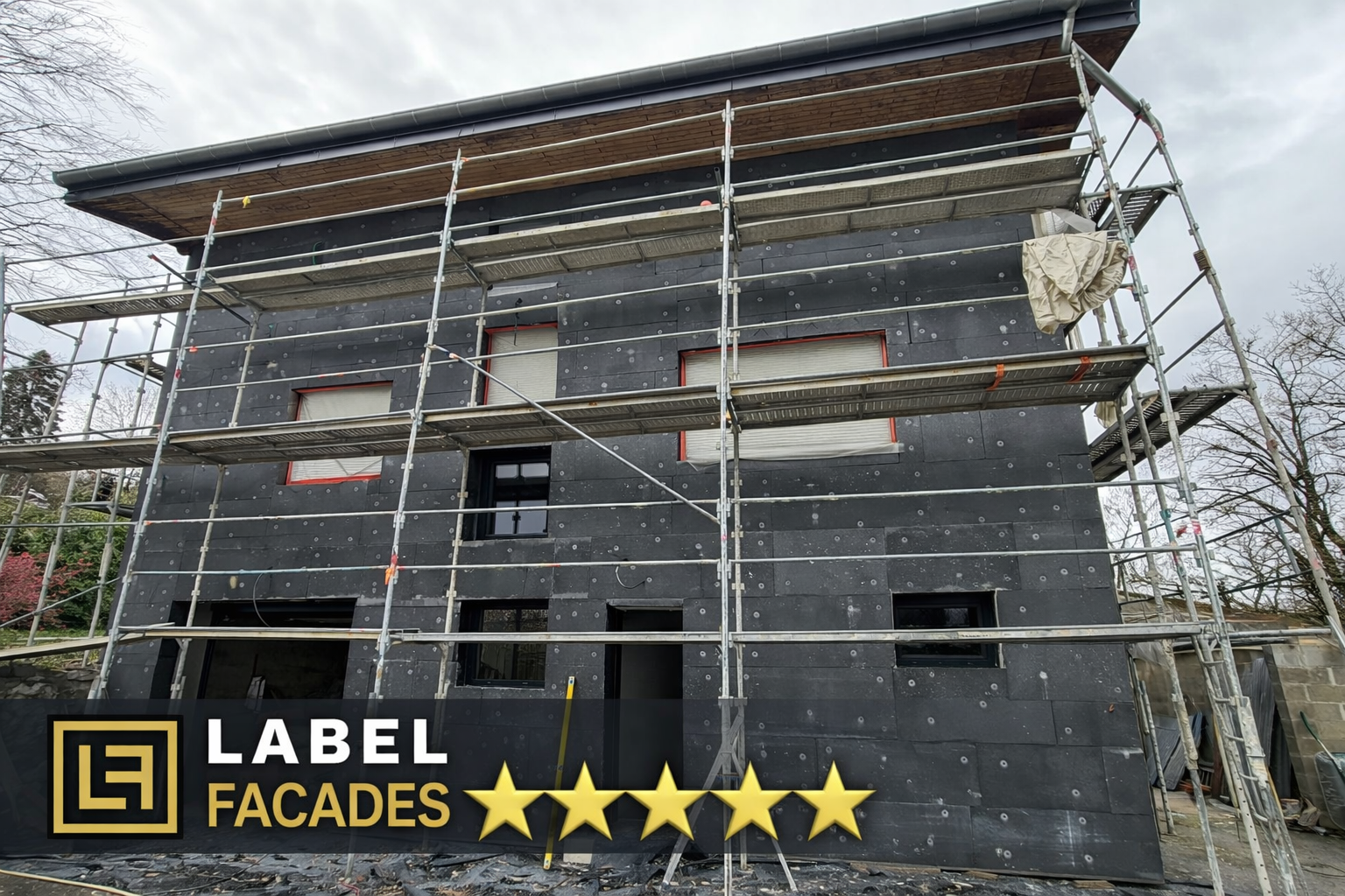 Travaux de façade isolation