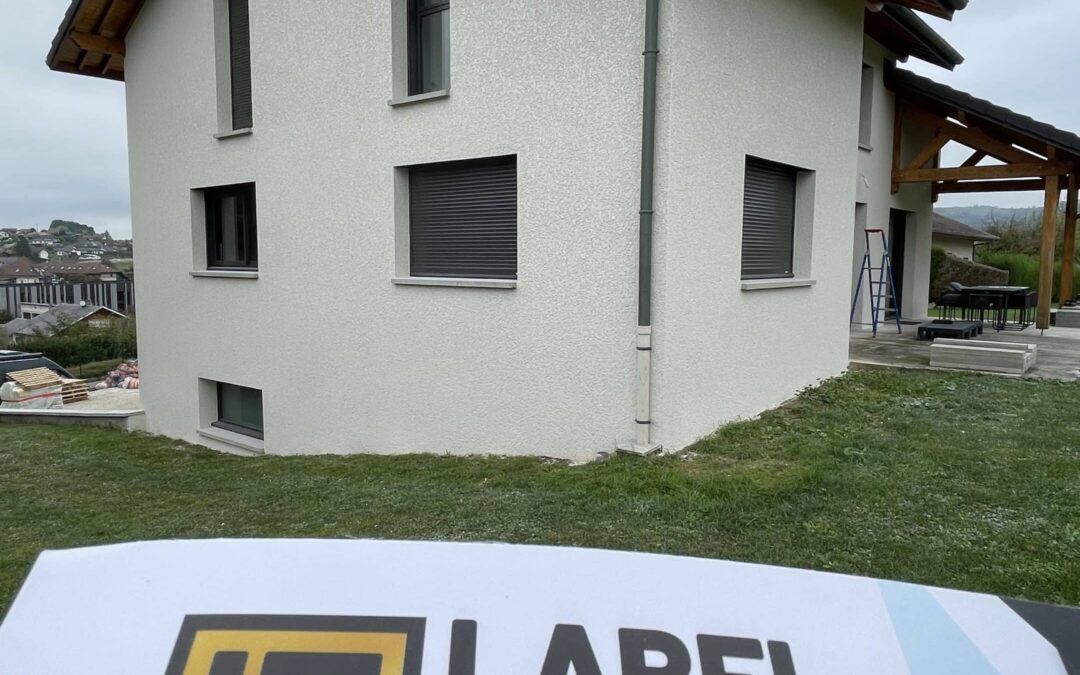 Rénovation de façades à la chaux à Chambéry
